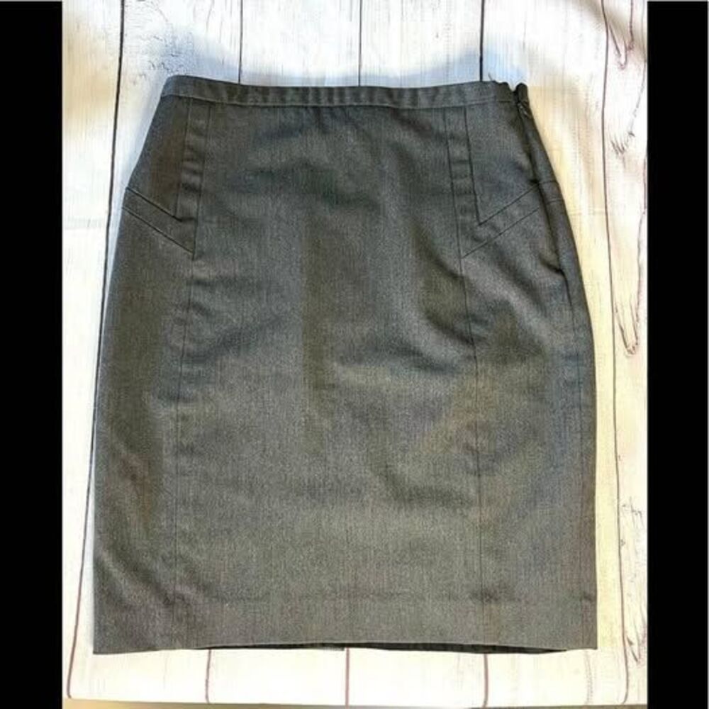 Express Design Studio Gray split Pencil Skirt size 4